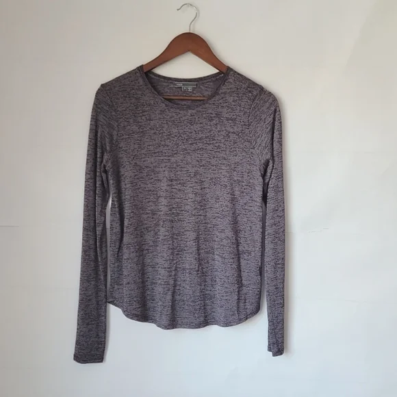 VINCE Heather Long Sleeve Tee - Picture 4 of 4